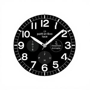 Watch face with EN-IN locale